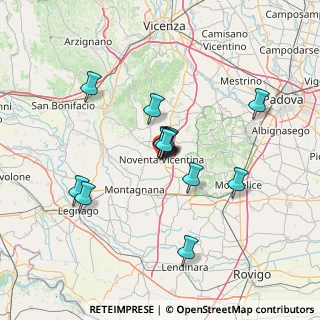 Mappa Via Umberto Masotto, 36025 Noventa Vicentina VI, Italia (11.09385)