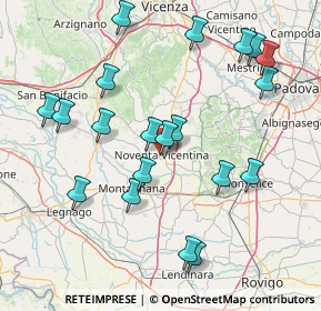 Mappa Via Masotto, 36025 Noventa Vicentina VI, Italia (16.822)