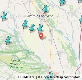 Mappa Strada della Bedina, 10086 Rivarolo Canavese TO, Italia (6.72214)