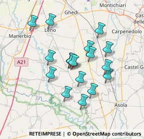 Mappa Via Po, 25023 Gottolengo BS, Italia (6.01294)