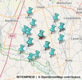 Mappa Via Po, 25023 Gottolengo BS, Italia (6.22895)