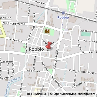 Mappa Via Molini, 9, 27038 Robbio, Pavia (Lombardia)
