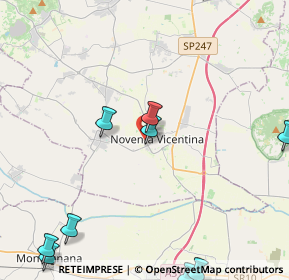 Mappa Via della Cooperazione, 36025 Noventa Vicentina VI, Italia (6.36455)