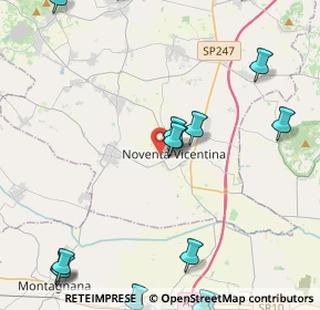 Mappa Via della Cooperazione, 36025 Noventa Vicentina VI, Italia (6.3925)