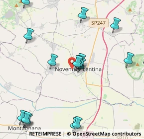 Mappa Via della Cooperazione, 36025 Noventa Vicentina VI, Italia (5.8495)