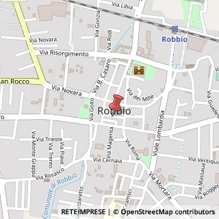 Mappa Via Capoluogo, 12, 27038 Robbio, Pavia (Lombardia)