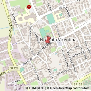 Mappa Via Giacomo Matteotti, 107, 36025 Noventa Vicentina, Vicenza (Veneto)