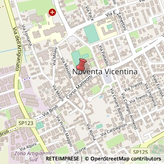 Mappa Via Corte Ferrighi, 16/a, 36025 Noventa Vicentina, Vicenza (Veneto)