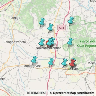 Mappa Via Corte Ferrighi, 36025 Noventa Vicentina VI, Italia (6.65286)