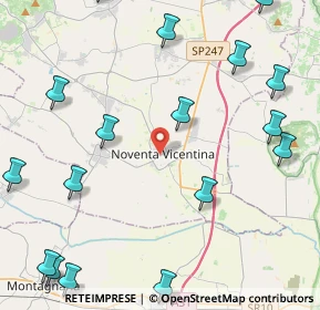 Mappa Via Corte Ferrighi, 36025 Noventa Vicentina VI, Italia (6.3465)
