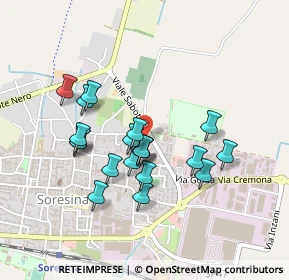 Mappa Via Arcaini, 26015 Soresina CR, Italia (0.389)