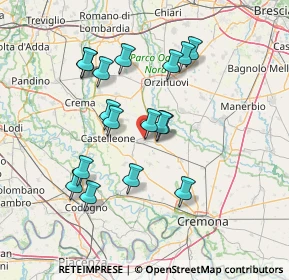 Mappa Via Arcaini, 26015 Soresina CR, Italia (13.20471)