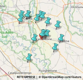 Mappa Via del Lavoro, 26012 Castelleone CR, Italia (6.47938)