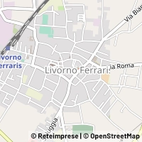 Hartă Livorno Ferraris
