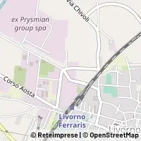 Mapa Livorno Ferraris