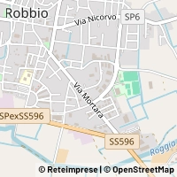 Kaart Robbio