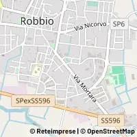 Mapa Robbio