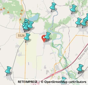 Mappa Via Moronera, 10035 Mazzè TO, Italia (6.04611)