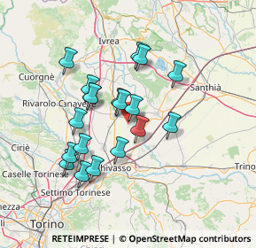 Mappa Via Moronera, 10035 Mazzè TO, Italia (12.07947)