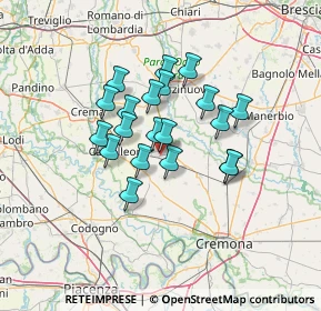 Mappa Via Bruciate, 26015 Soresina CR, Italia (10.1525)