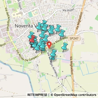 Mappa Via Collegio Armeno, 36025 Noventa Vicentina VI, Italia (0.32808)