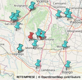 Mappa Via Degli Alpini, 36025 Noventa Vicentina VI, Italia (18.502)