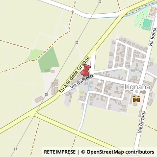 Mappa Via Ronsecco, 13, 13034 Lignana, Vercelli (Piemonte)