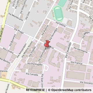 Mappa Via Danimarca, 3, 46042 Castel Goffredo, Mantova (Lombardia)