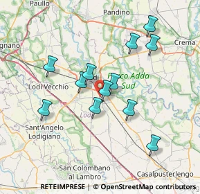 Mappa SP107, 26900 Lodi LO, Italia (6.54417)