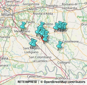 Mappa SP107, 26900 Lodi LO, Italia (9.08286)