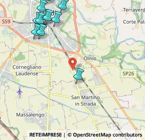 Mappa SP107, 26900 Lodi LO, Italia (2.74273)