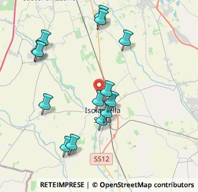 Mappa Unnamed Road, 37063 Isola della scala VR, Italia (3.96429)