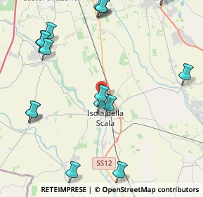 Mappa Unnamed Road, 37063 Isola della scala VR, Italia (5.9425)