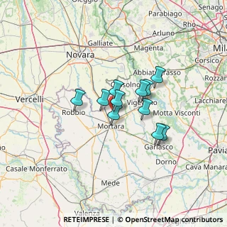 Mappa Via Delle Ginestre, 27020 Parona PV, Italia (8.84364)