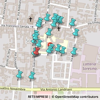 Mappa Piazza Italia, 26015 Soresina CR, Italia (0.1)