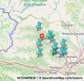 Mappa Via Pessinetto Fuori, 10070 Pessinetto TO, Italia (11.86909)