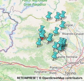 Mappa 10070 Pessinetto TO, Italia (11.78789)