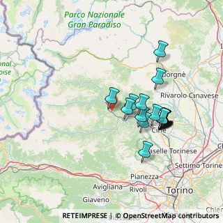 Mappa Via Pessinetto Fuori, 10070 Pessinetto TO, Italia (13.01)
