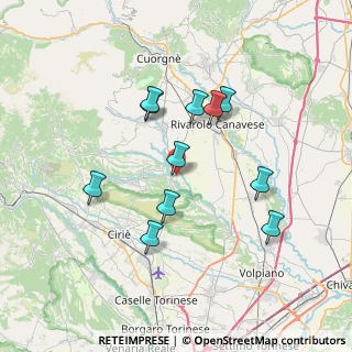Mappa Via Giacosa, 10070 Torino TO, Italia (6.55909)
