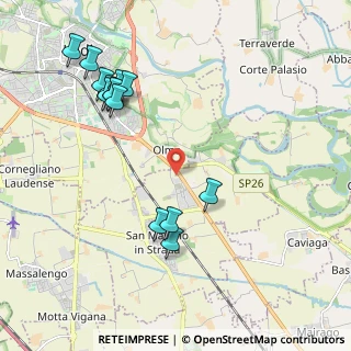 Mappa Via del Guado, 26817 San Martino in Strada LO, Italia (2.28857)