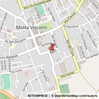 Mappa Via Alessandro Telesino, 18, 20086 Motta Visconti, Milano (Lombardia)