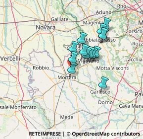 Mappa Viale Lombardia, 27020 Parona PV, Italia (10.505)