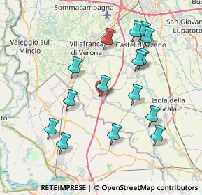 Mappa Via Castelletto, 37060 Pradelle VR, Italia (7.72267)