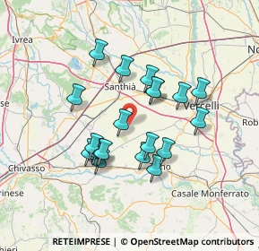 Mappa Cascina Stroppei c, 13049 Tronzano vercellese VC, Italia (11.956)