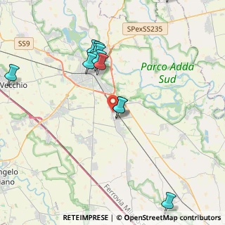 Mappa Via Privata Giuseppe Verdi, 26817 San Martino in Strada LO, Italia (4.44667)