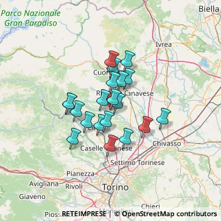 Mappa Via Luigi Borello, 10070 Front TO, Italia (10.027)