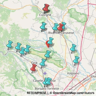 Mappa Via Borello, 10070 Front TO, Italia (9.27)