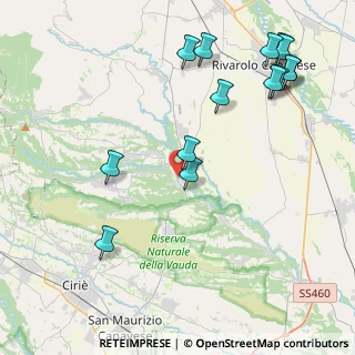 Mappa Via Borello, 10070 Front TO, Italia (5.02429)