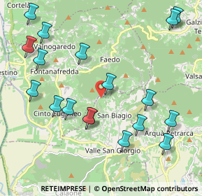 Mappa Via Gemola, 35030 Baone PD, Italia (2.415)