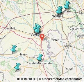 Mappa Via Guglielmo Marconi, 13012 Prarolo VC, Italia (17.41385)